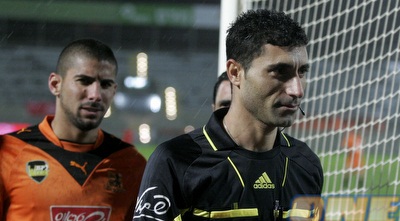 חכמון יורד אחרי שקיבל החלטה לסיום המשחק (שי לוי) חכמון יורד אחרי שקיבל החלטה לסיום המשחק (שי לוי)