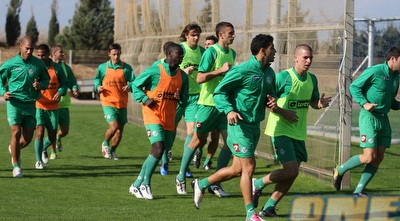 מכבי חיפה מתאמנת (עמית מצפה)