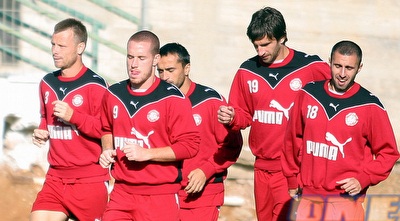 בן עמי, בבישקוב, דיאמנט וטופוזאקוב באימון (ליאור טימור)