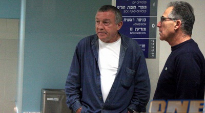 שפיגל ורוזן. בין המבקרים הרבים שהגיעו ל&qout;איכילוב&qout; (יניב גונן)