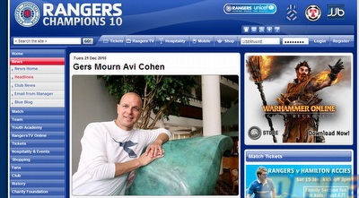 אבי כהן באתר הרשמי של ריינג´רס אבי כהן באתר הרשמי של ריינג´רס