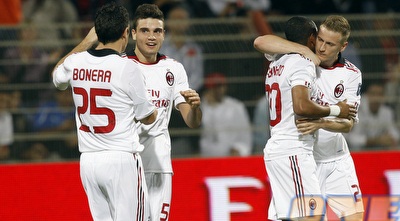 לפני הפציעה, היה למילאן שתי הזדמנויות לחגוג (רויטרס)