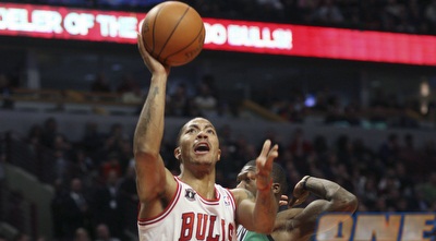 דריק רוז מעופף לעוד שתי נקודות (רויטרס) דריק רוז מעופף לעוד שתי נקודות (רויטרס)