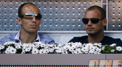 ווסלי סניידר ואריאן רובן (רויטרס)