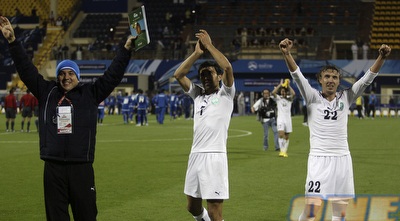 אוזבקיסטן חוגגת ניצחון (רויטרס)