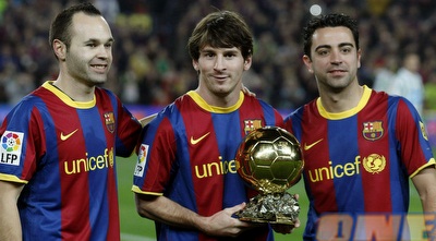 מסי, צ´אבי ואינייסטה. יעשו מקום למליקסון? (רויטרס)