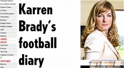 הבלוג של קארן בריידי ב&qout;סאן&qout;