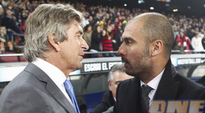 גוארדיולה ופלגריני (רויטרס)