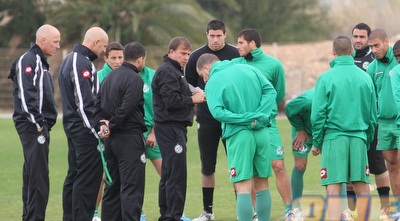 שחקני חיפה באימון (עמית מצפה)