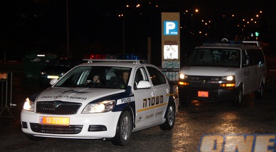 ניידות משטרה. לא מעט אירועים שלא קשורים לספורט בשנה אחת (יניב גונן)