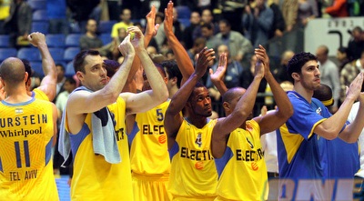 מכבי חוגגת ניצחון (יניב גונן)