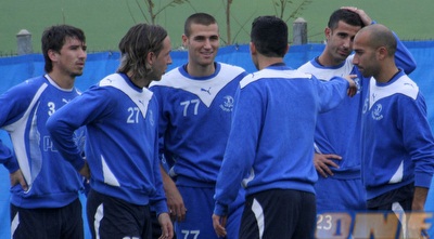 עידו אקסברד וסטולר באימון. ימשיכו בהרכב (שרון קביליו)