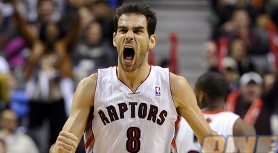 קלדרון בטירוף אחרי אחד מ-19 האסיסטים שלו (רויטרס)