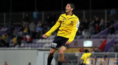 דור מיכה חוגג שער בכורה בבוגרים (שי לוי)