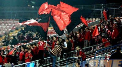 אוהדי הפועל חיפה הערב בקרית אליעזר (יניב גונן)