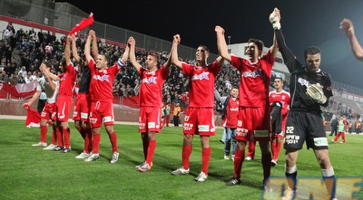 שחקני סכנין בסיום (עמית מצפה)