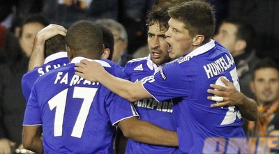 ראול חוגג עם החברים את השוויון במסטאיה (GettyImages)