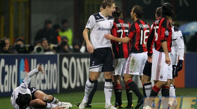 רגע הפציעה של צ´ורלוקה לאחר התיקול הפראי של פלאמיני (GettyImages)