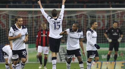 פיטר קראוץ´ חוגג עם החברים. ניצחון גדול בסן סירו (רויטרס)