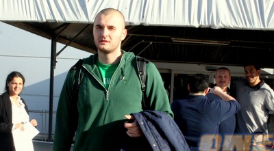 מילאן מצ´באן חוזר ארצה מסלובניה. לקח חלק משמעותי במשחק (משה חרמון)