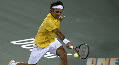 פדרר מתאמץ. זה לא הספיק (רויטרס) פדרר מתאמץ. זה לא הספיק (רויטרס)