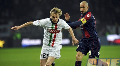 די ואיו לצד קראסיץ´. הקפטן והמנהיג של קליארי (רויטרס)