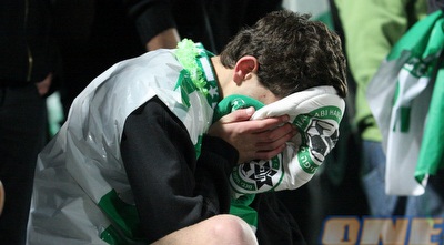 אוהד ירוק מתקשה לעכל (עמית מצפה)