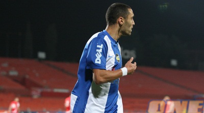 עומר גולן חוגג. מוראד אבו ענזה שמח לשחק לצידו (משה חרמון)