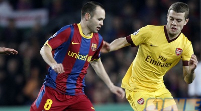 ווילשייר משגיח על אינייסטה (רויטרס)