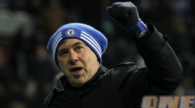 אנצ´לוטי חוגג. &qout;בעונה שעברה בכינו, עכשיו אנחנו שמחים&qout; (רויטרס) אנצ´לוטי חוגג. &qout;בעונה שעברה בכינו, עכשיו אנחנו שמחים&qout; (רויטרס)