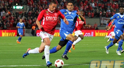 בן שהר מול גל כהן. הבלם חזר לאימונים (שי לוי)