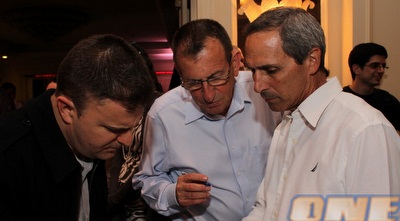 רון חולדאי במהלך האירוע (מור שאולי)