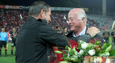 קשטן וגוטמן לפני המשחק (יוסי ציפקיס) קשטן וגוטמן לפני המשחק (יוסי ציפקיס)