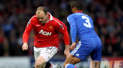 וויין רוני מול צ´לסי. המהמרים מעדיפים פרמייר-ליג (GettyImages)