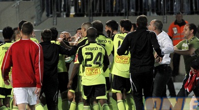 קטטה בסיום המשחק. המשחקים תמיד טעונים (יוסי ציפקיס)