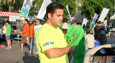 המתמודדים מחכים להזנקה במירוץ אקשן סיטי (משה חרמון)