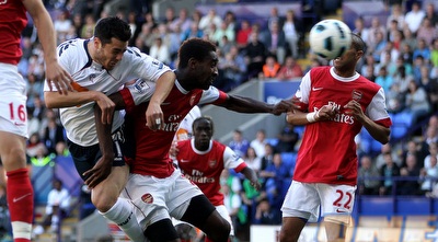 תמיר כהן כובש מול ארסנל. ישדרג את חיפה (GettyImages) תמיר כהן כובש מול ארסנל. ישדרג את חיפה (GettyImages)