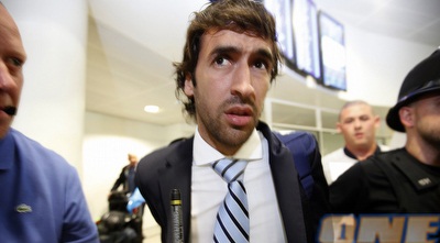 ראול בשדה התעופה במנצ´סטר (רויטרס)