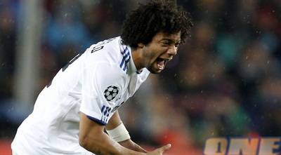 מרסלו חוגג בטירוף את השער שלו (רויטרס)