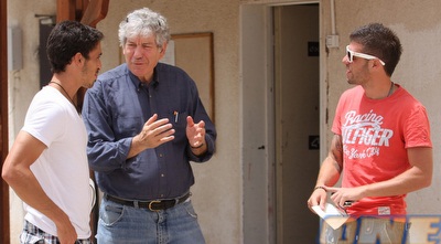 יואב כץ עם יוסי דורה ואושרי רואש (עמית מצפה)