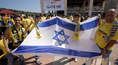 אוהדי מכבי בברצלונה (יוסי ציפקיס)