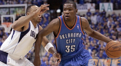 קווין דוראנט מול מריון. 40 נקודות לא הספיקו (רויטרס)