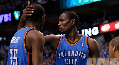 סרג´ איבקה וקווין דוראנט מאוכזבים (GettyImages)