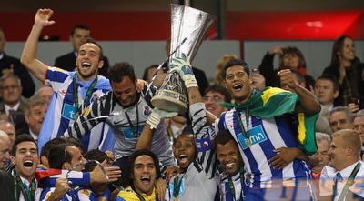 שחקני פורטו חוגגים (GettyImages)