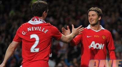 בקהאם ונוויל (GettyImages)