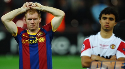 גם סקולס הבין טוב מאוד מה קרה ודאג לעצמו למזכרת (GettyImages)