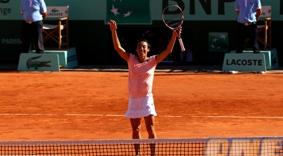 פרנצ´סקה סקיאבונה חוגגת. תנסה להגן על התואר (GettyImages) פרנצ´סקה סקיאבונה חוגגת. תנסה להגן על התואר (GettyImages)