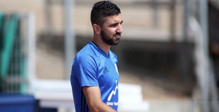 מונס דאבור באימון הנבחרת (רדאד ג`בארה)