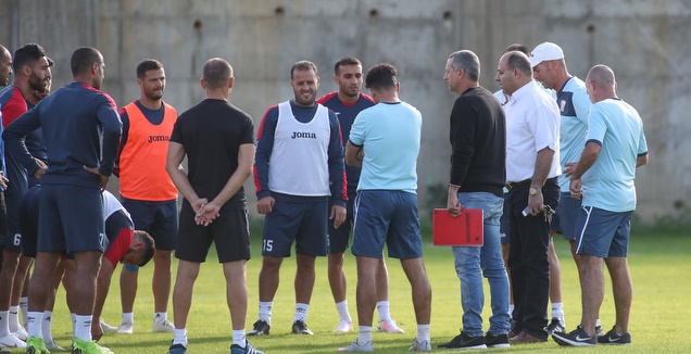 עמיר תורג'מן באימון סכנין (אחמד מוררה)