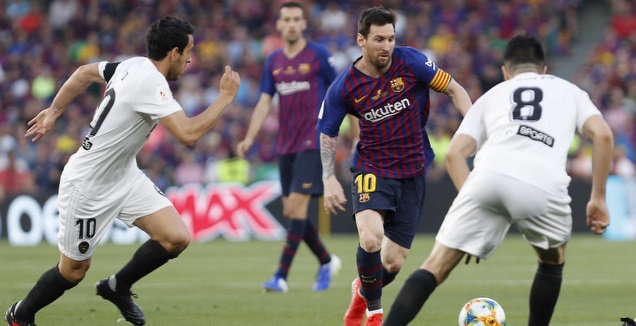ליאו מסי עם הכדור (La Liga)